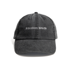 Random Words Cap – Black