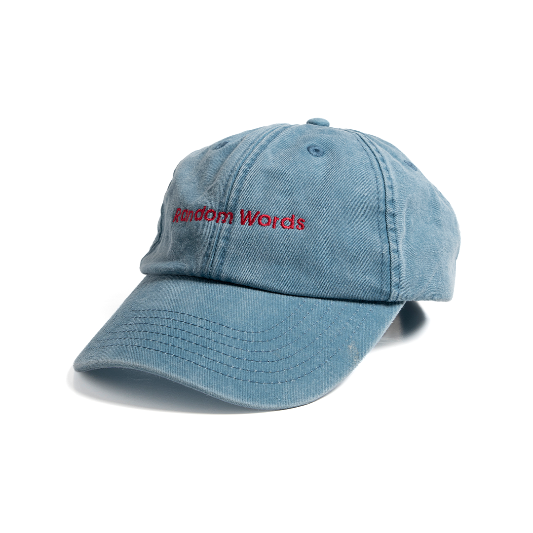 Random Words Cap – Blue