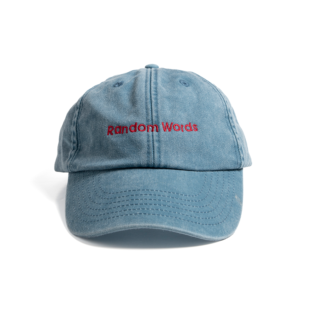 Random Words Cap – Blue