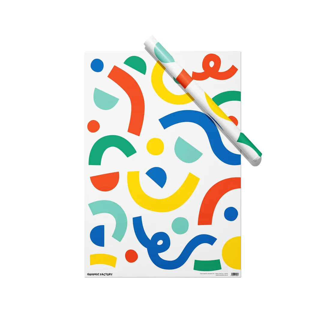 Bold Confetti - Gift Wrapping Paper