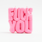 Wavey Casa -  'FUCK YOU' Pink Puffer Candle