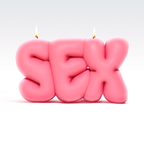 Wavey Casa - 'SEX'  Pink Candle