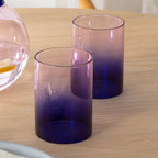 Color Lab - Set of Two Gradient Glasses - Blue and Pink