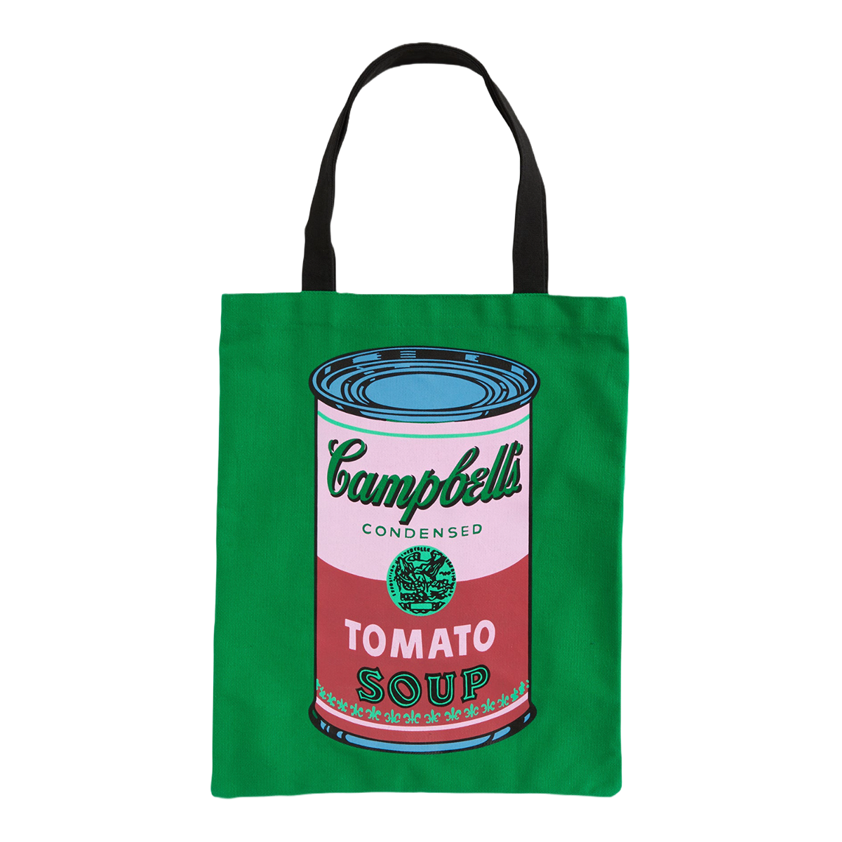 Andy Warhol - 'Campbells Soup' Tote Bag (Green)