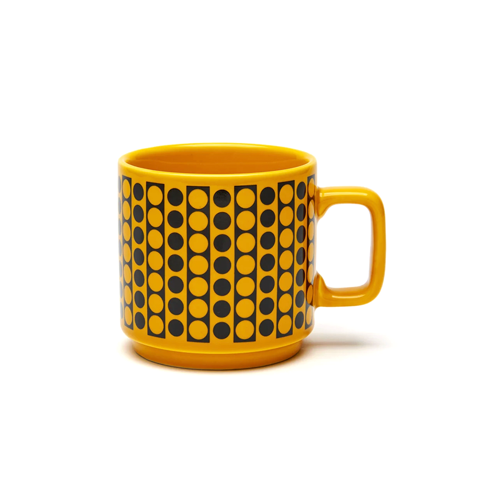 Hornsea Mug - Circles Yellow