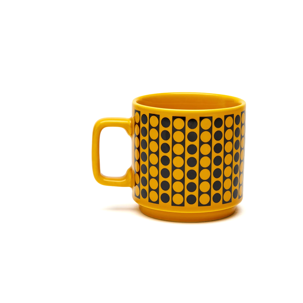 Hornsea Mug - Circles Yellow