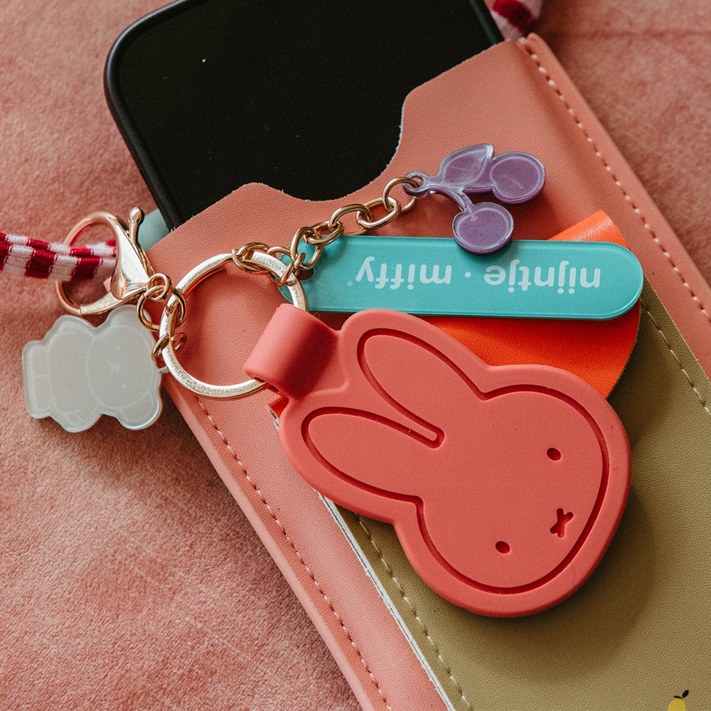 Miffy Coral Bag Charm