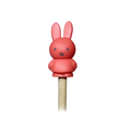 Miffy Coral On Natural Pencil