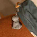 Junior Jeroom Dino Keyring - Sage Green