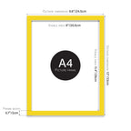 Yellow A4 Picture Frame