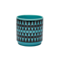 Hornsea Small Planty - Plant Pot Backgammon Teal