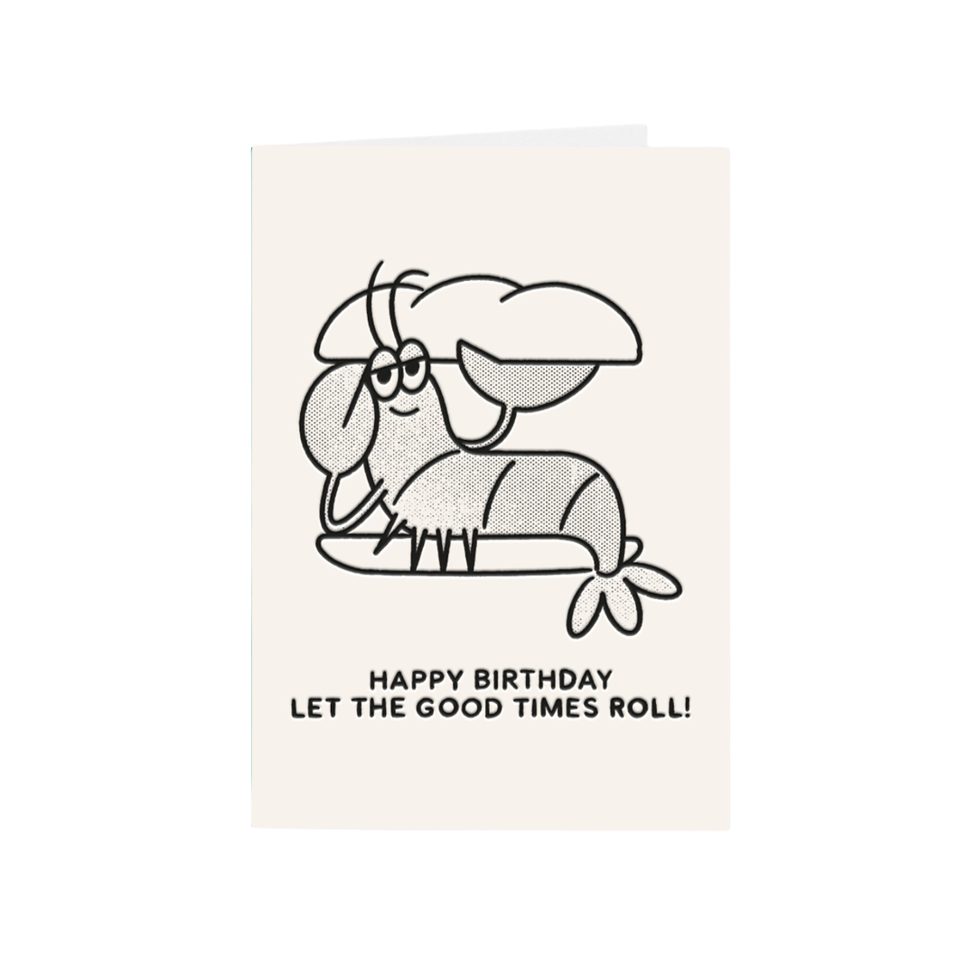 'Lobster Roll' Birthday Card
