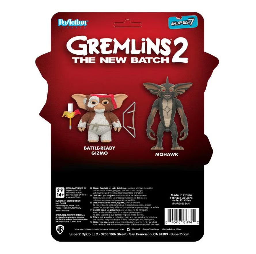 Super7 - Gremlins Figures - Gizmo Battle Ready Character Card