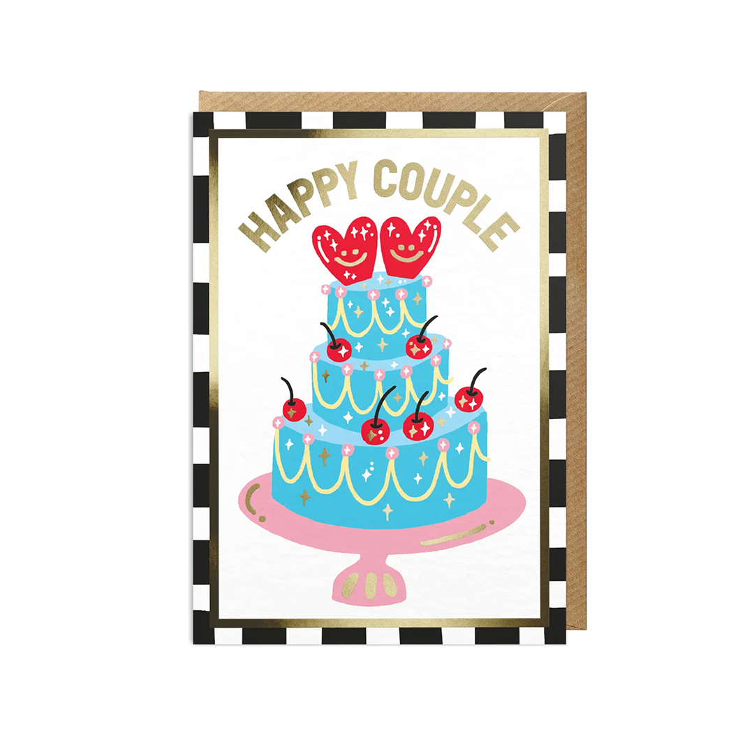 'Happy Couple' Greetings Card