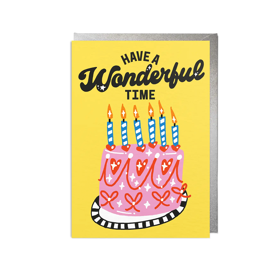 'Have a Wonderful Time' Greetings Card