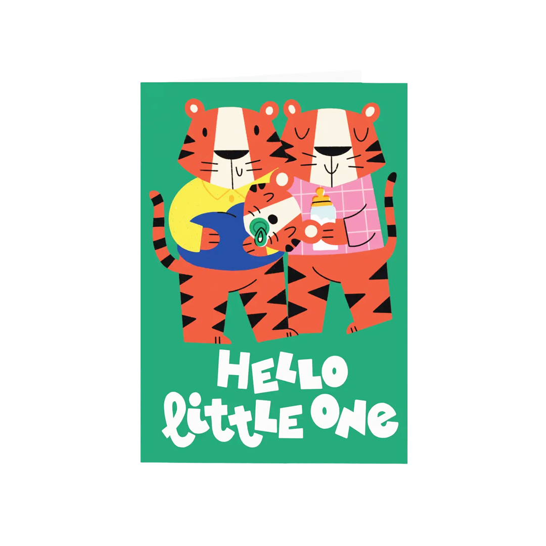 'Hello Little One' Greetings Card