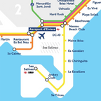 Ibiza Tube Map (Small) by Cindy Houdini