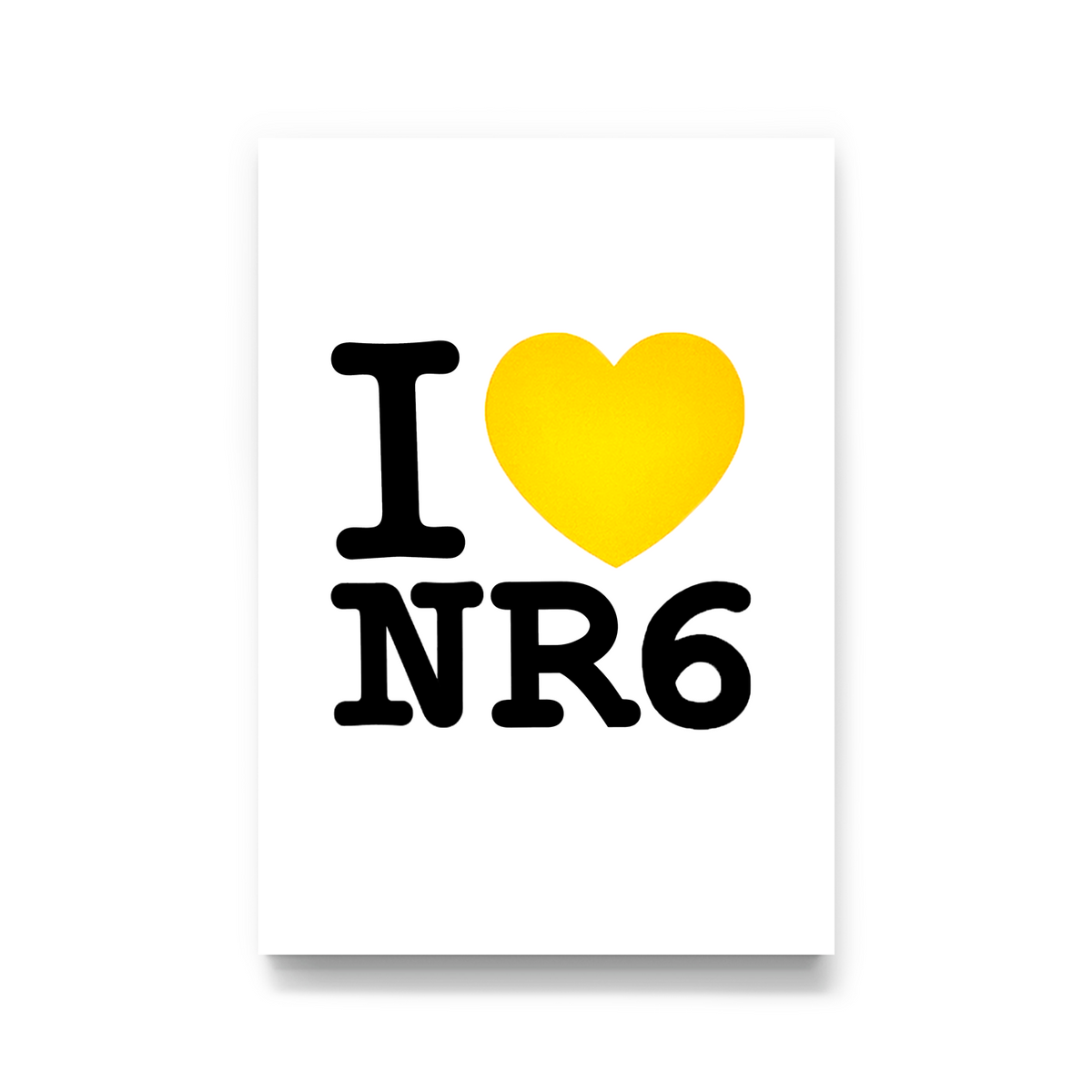 I Love NR6 Print