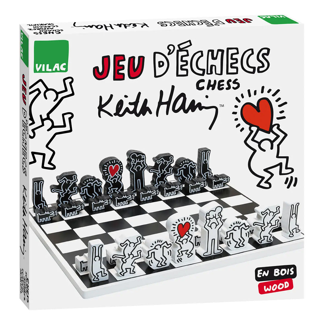Keith Haring - Wooden Chess Game Set