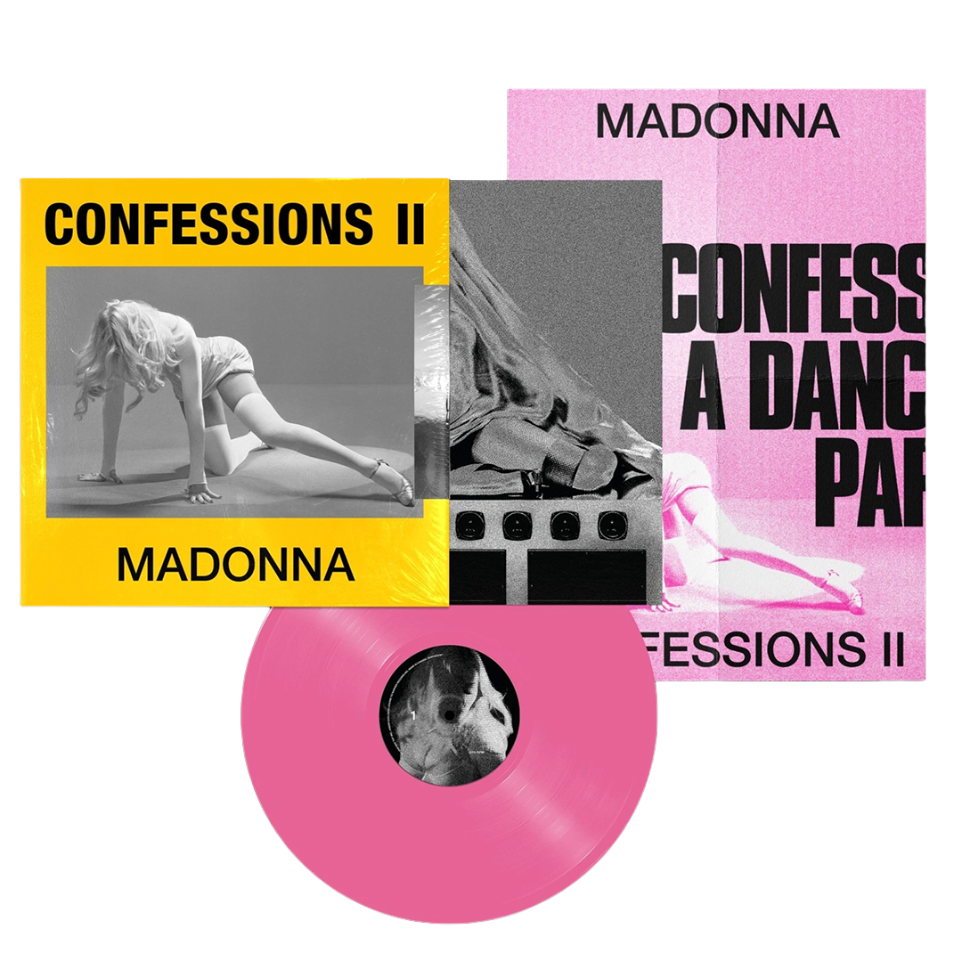 MADONNA - Confessions II (UK only exclusive with alternative artwork) limited pink vinyl LP