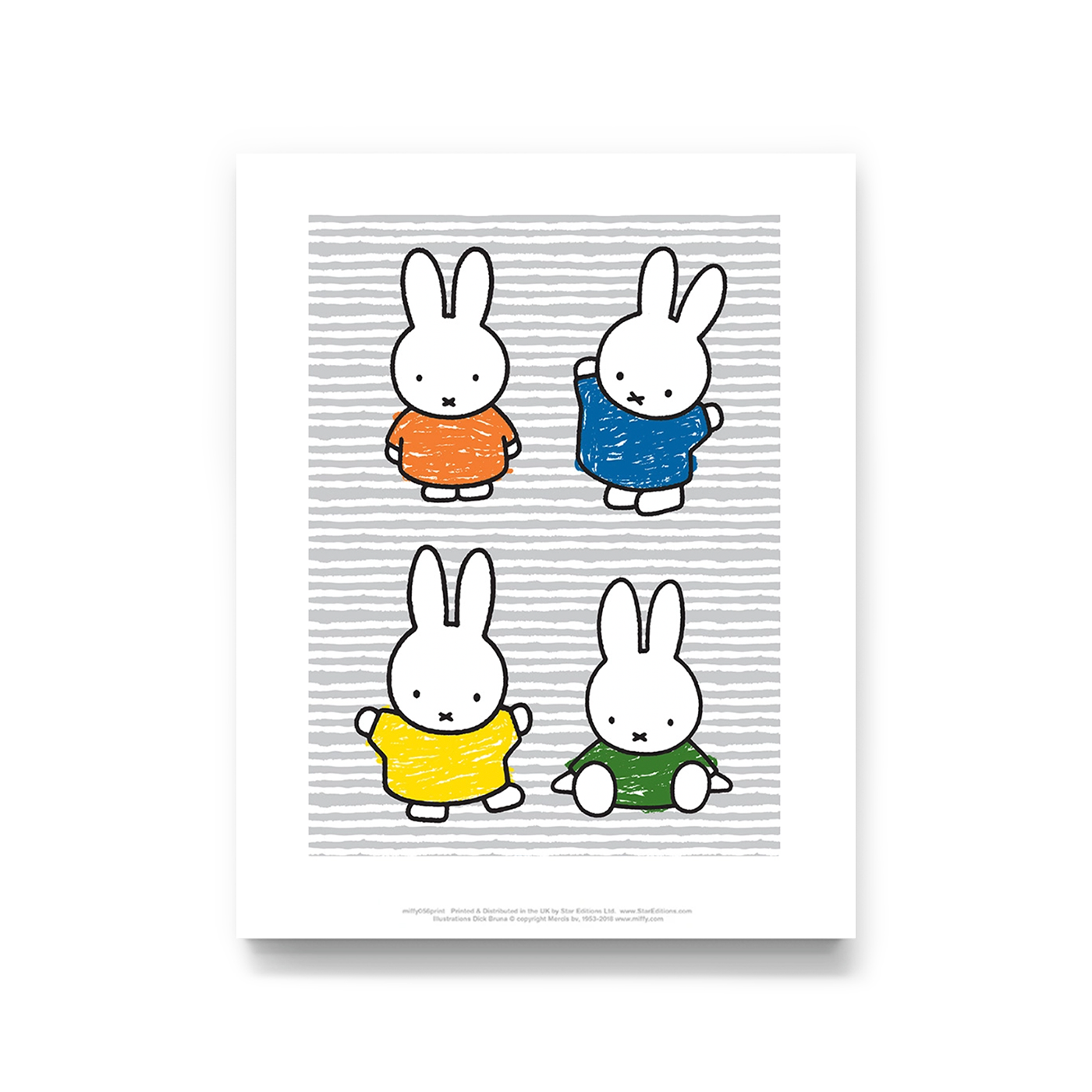 Miffy 4 Images 11x14"