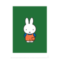Miffy Orange Dungarees Print 11x14"