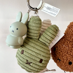 Bon Ton Toys Miffy Flat Keychain Corduroy Olive Green
