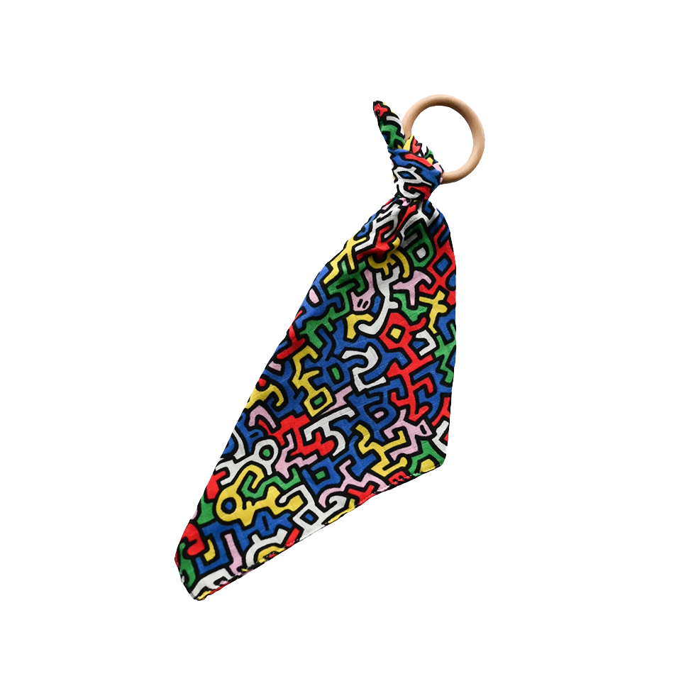 Keith Haring - Teething Comforter