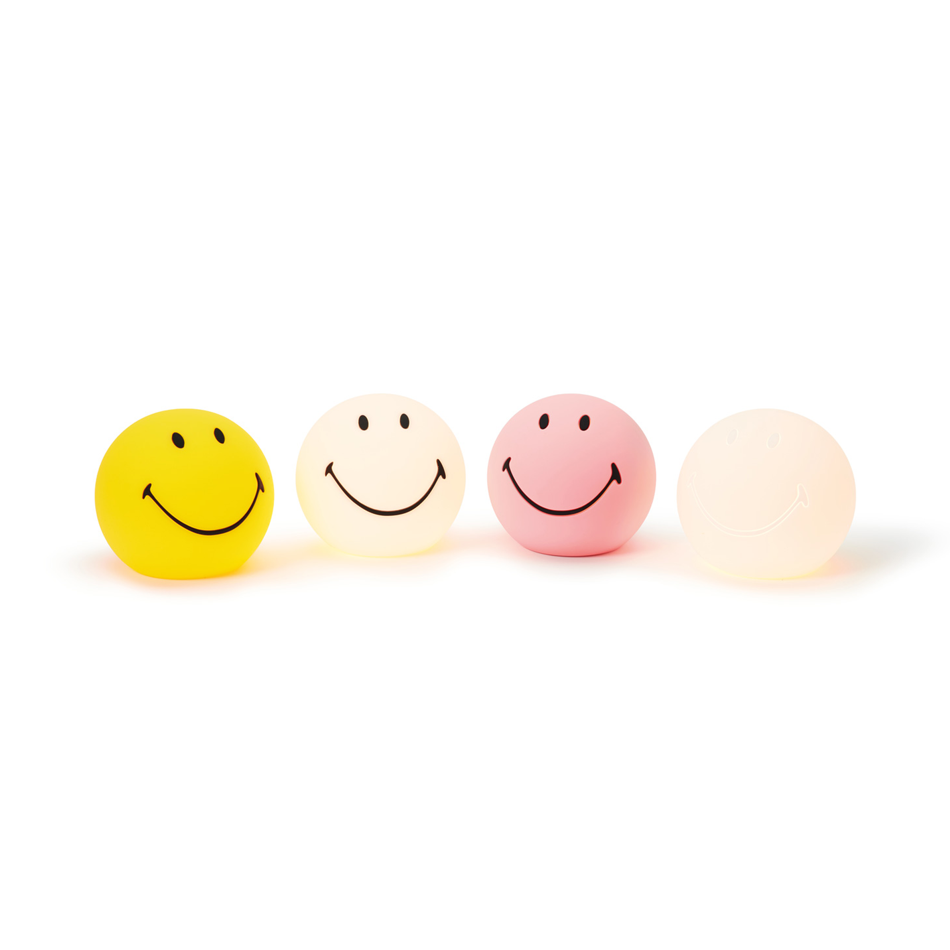 Smiley 'Bundle of Light' Night Light - Black and White