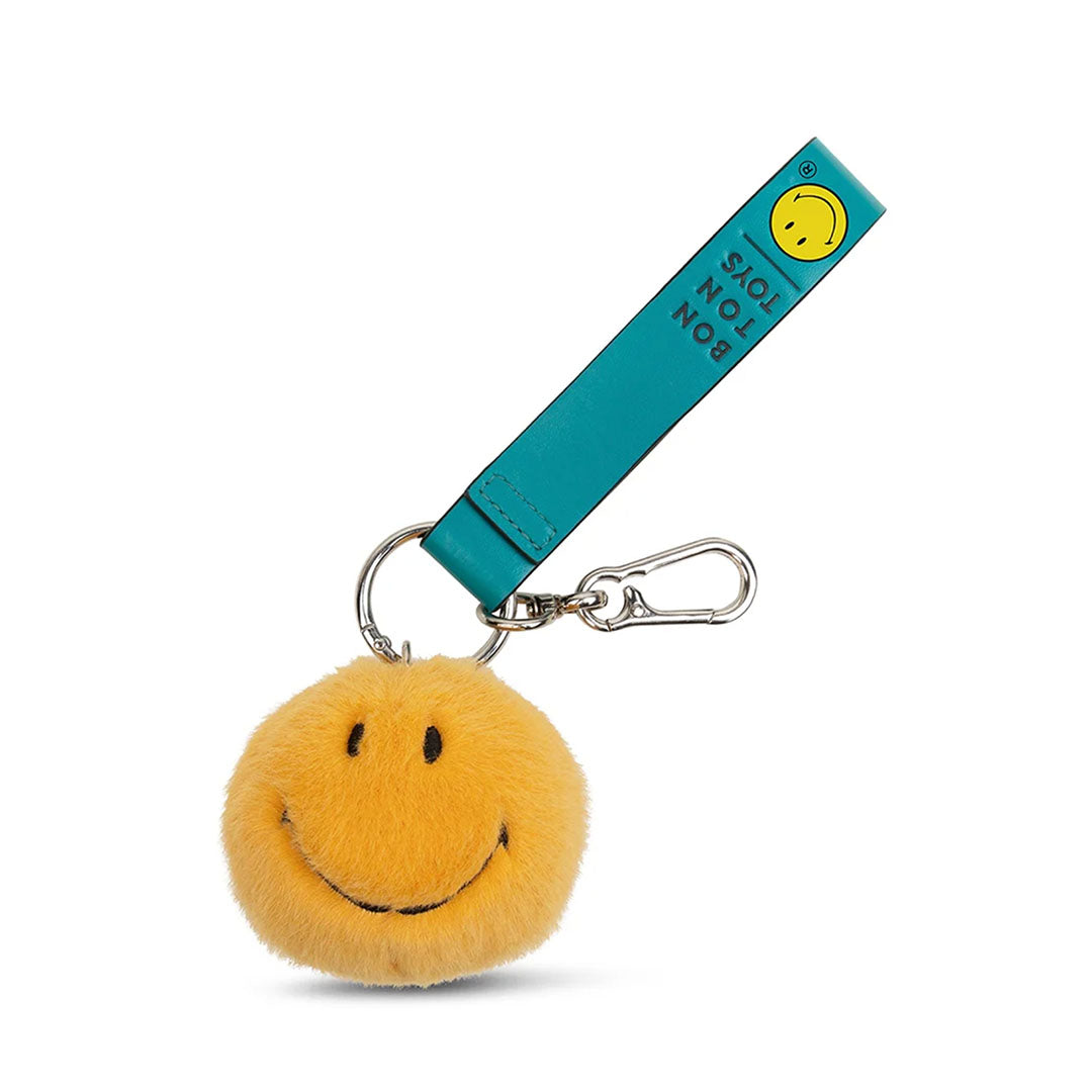 BON TON TOYS x Smiley ECO Fuzzy Bag Charm - 7cm - 3"