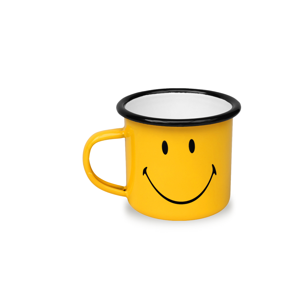 Smiley Enamel Mug