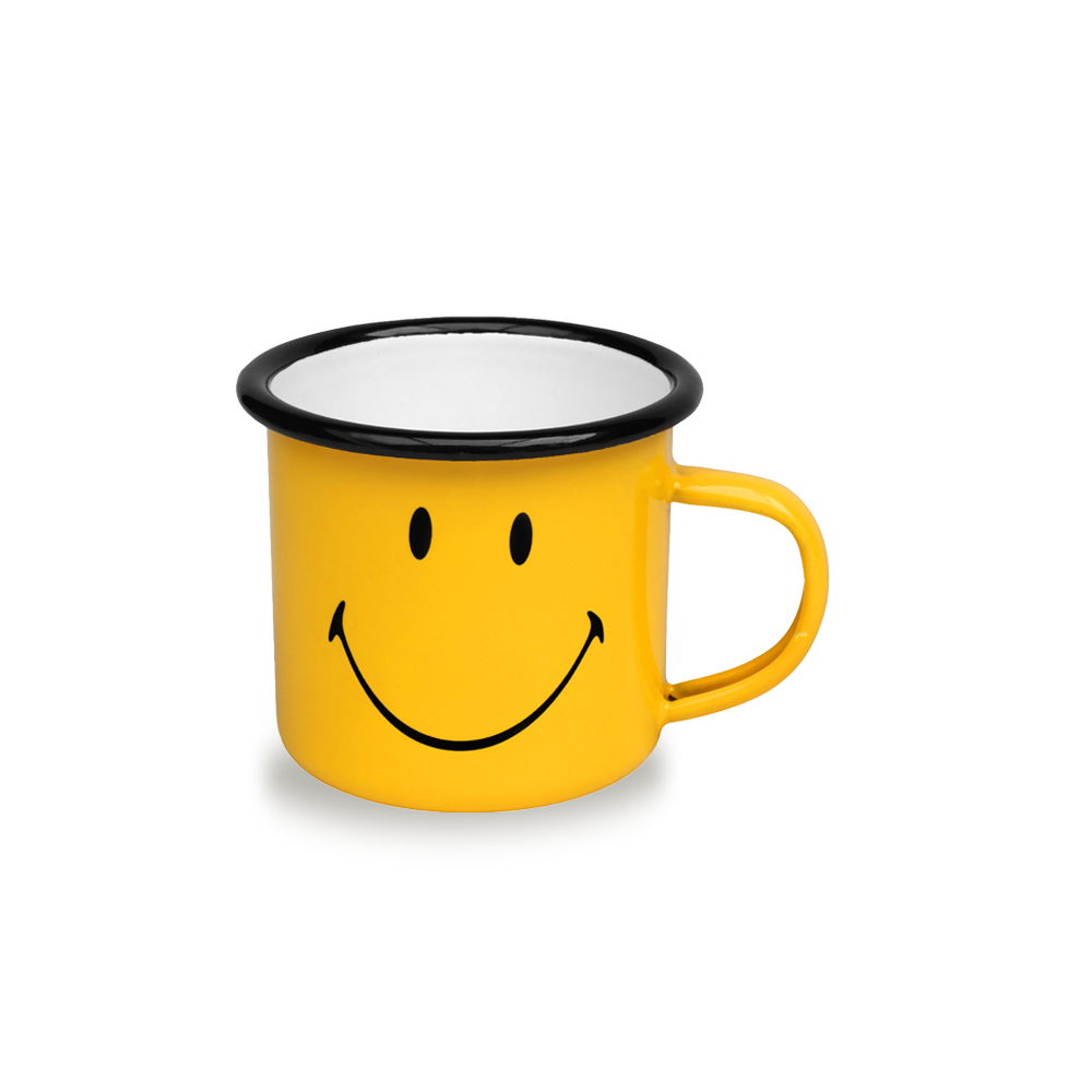 Smiley Enamel Mug