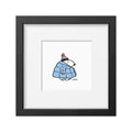 Peanuts - Puffa Framed Print Handmade
