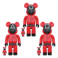 Squid Game - Guard △ / Guard O / Guard □ Be@rbrick 400% & 100%
