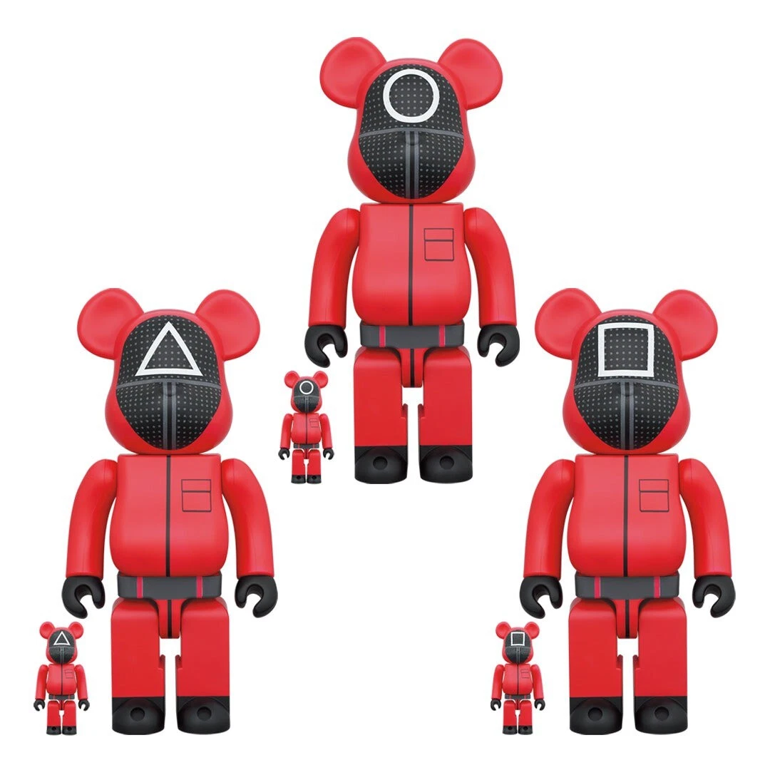 Squid Game - Guard △ / Guard O / Guard □ Be@rbrick 400% & 100%