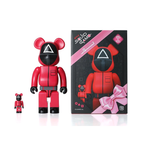 Squid Game - Guard △ / Guard O / Guard □ Be@rbrick 400% & 100%