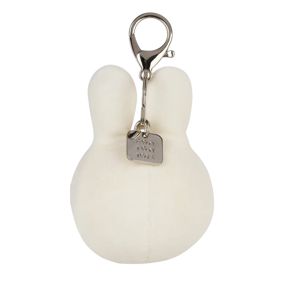 Bon Ton Toys Miffy Squishie Stress Ball Keychain White