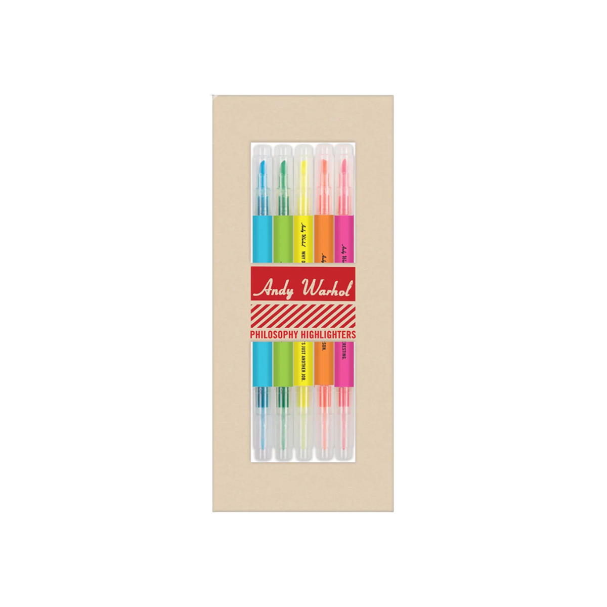 Andy Warhol - 'Philosophy' Highlighters