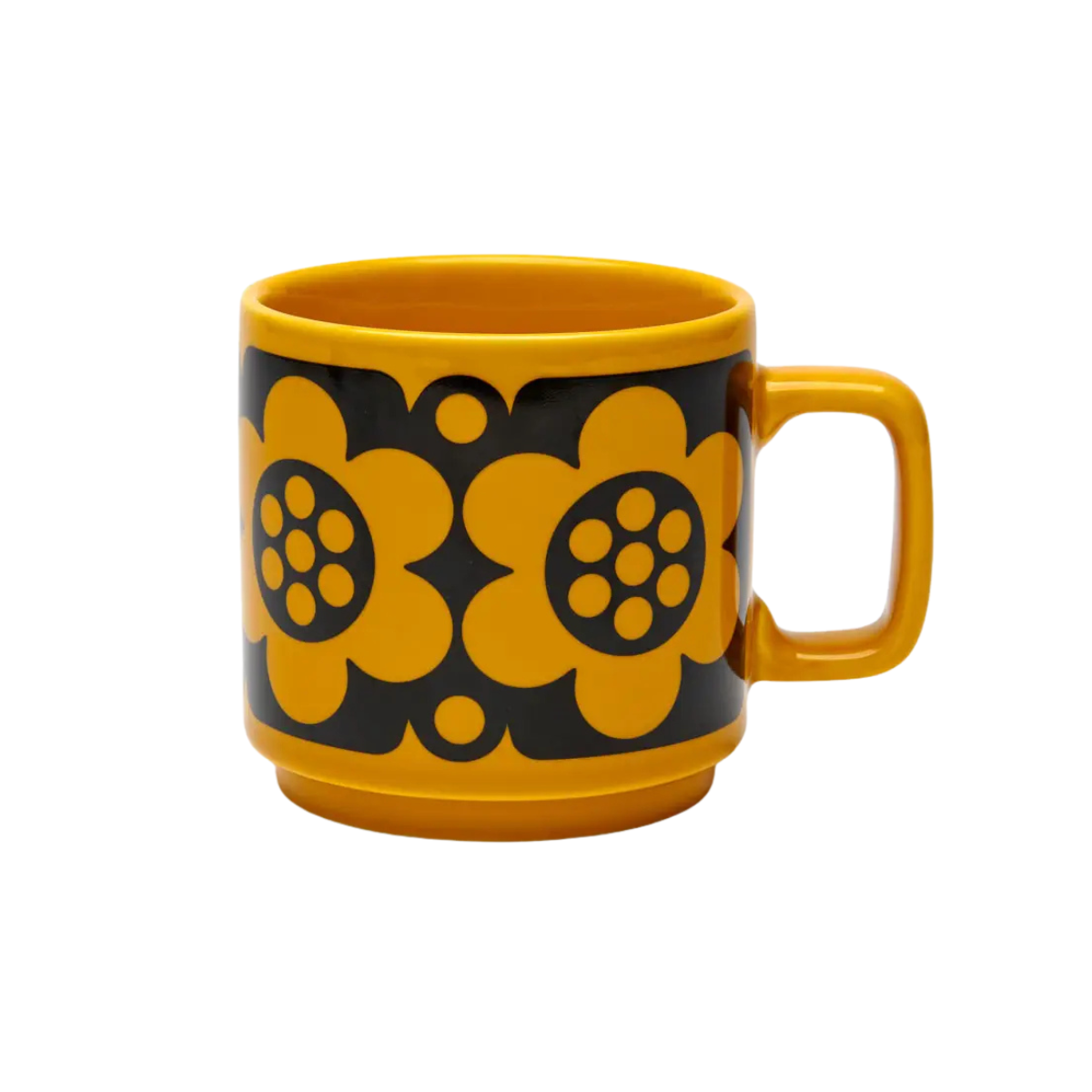Magpie X Hornsea Mug Geo Flower Yellow