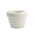 Planter 'PIERRE' Gloss Bone