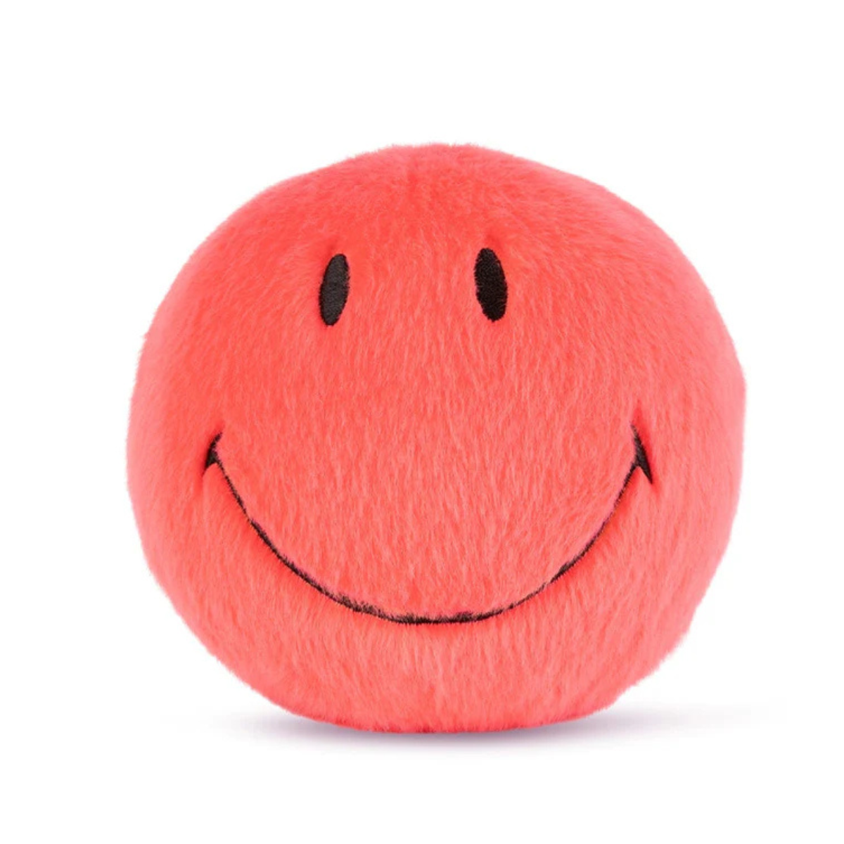 BON TON TOYS x Smiley ECO Fuzzy - 13 cm - 5" Bright Coral