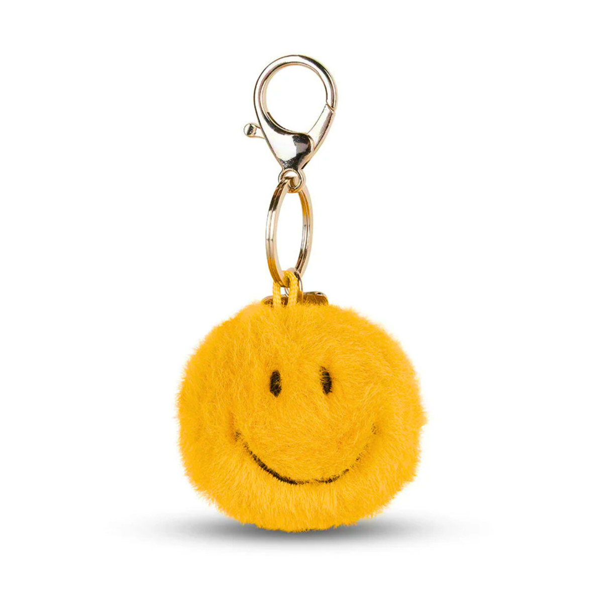 BON TON TOYS x Smiley Keychain ECO Fuzzy - 5,5 cm Yellow