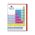 Funny Birthday Card - 'Swearing Periodic Table' Greetings Card