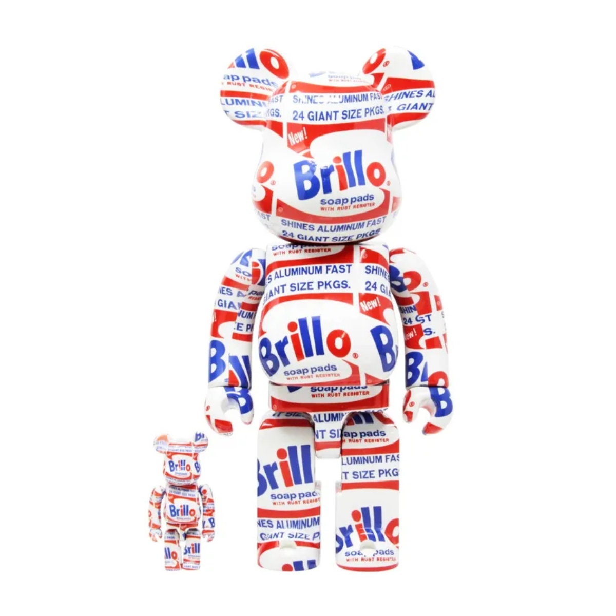 Medicom Be@rbrick - Andy Warhol 'Brillo'