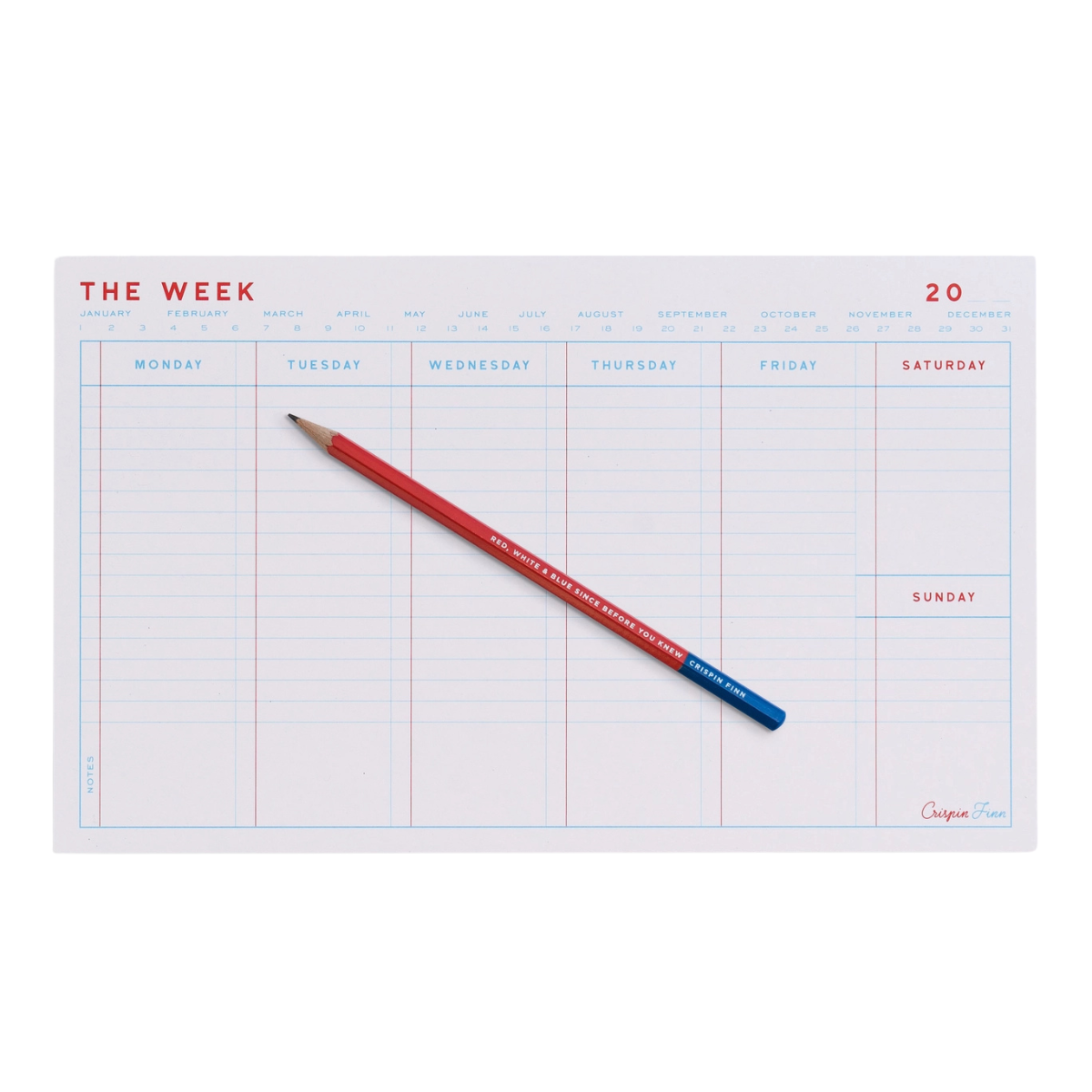 The Week Desk Pad
