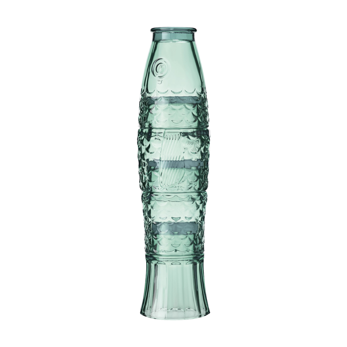 Fish Stacking Drinking Glass - Set of 4 - Green