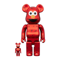 Medicom Be@rbrick - Elmo Chrome 100% + 400%