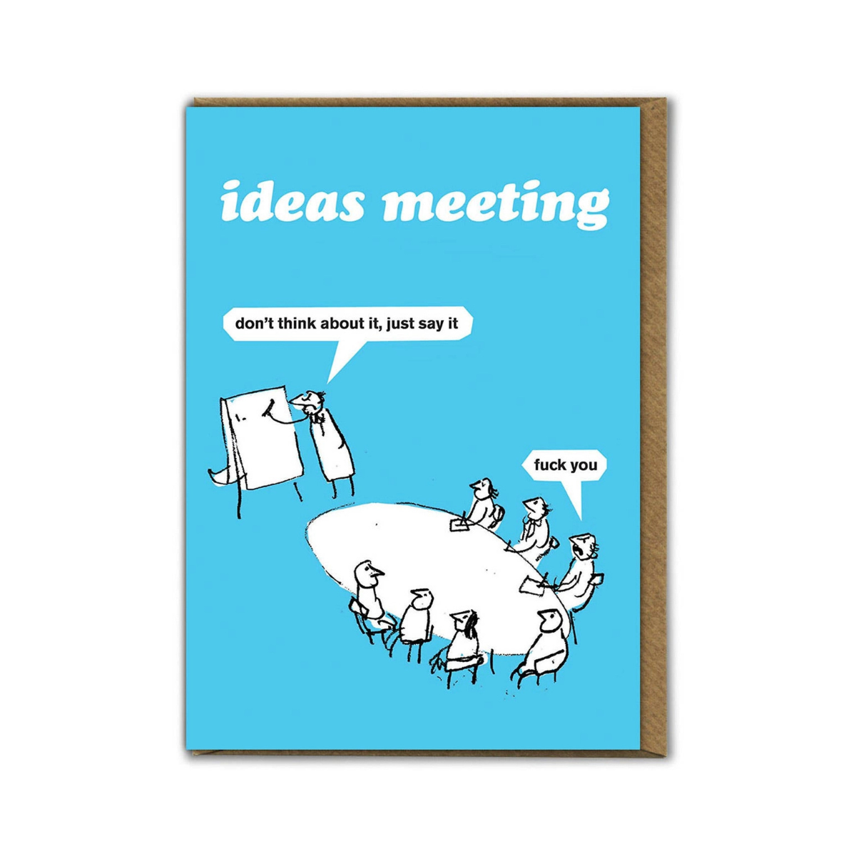 Funny Birthday Card - 'Ideas' Greetings Card